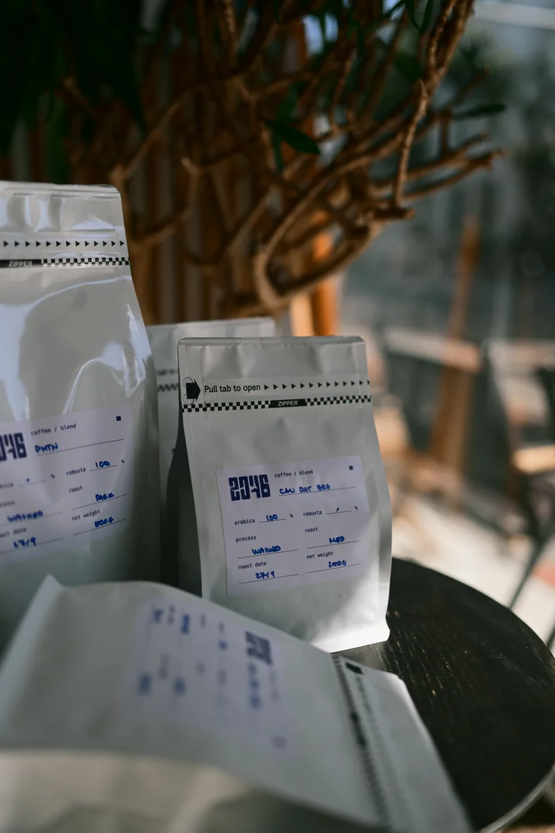 Túi cà phê 2046 Arabica Cầu Đất, rang medium
